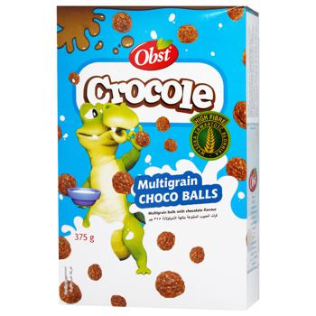 Завтрак сухой Obst Мультизерновые шарики со вкусом шоколада 375г - купить, цены на КОСМОС - фото 1