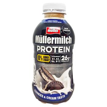 Напиток молочный Müller Protein Печенье со сливками 1,5% 400г - купить, цены на КОСМОС - фото 1