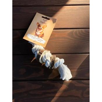 DogsRogs Corgi2 Deer Antler and Cotton Rope Toy 20cm - buy, prices for - photo 2