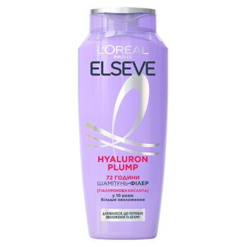 Шампунь-филлер L'Oreal Paris Elseve Hyaluron Plump для волос, требующих увлажнения и объема 250мл - купить, цены на КОСМОС - фото 1