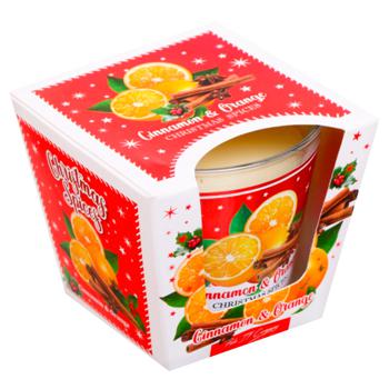 Tindra Orange-Cinnamon Candle in Glass - buy, prices for Supermarket "Kharkiv" - photo 2