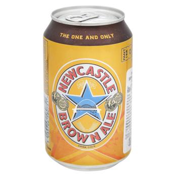 Пиво Newcastle Brown Ale полутемное 4,7% 0,33л - купить, цены на Чудо Маркет - фото 1