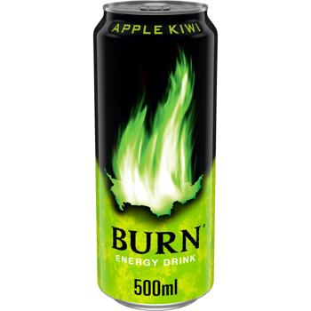 Burn Apple Kiwi Energy Drink 0.5l - buy, prices for Ideal - photo 1