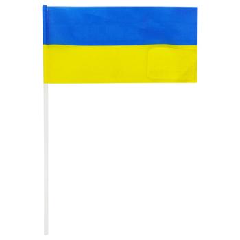Флаг Украина 10х20см - купить, цены на Чудо Маркет - фото 1