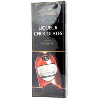 Конфеты Doulton Piasten шоколадные с коньяком courvoisier 150г