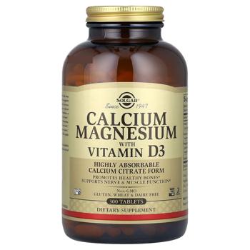 Solgar Calcium, Magnesium with Vitamin D3 300 tablets