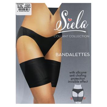 Бандалетки женские Siela гладкие S Nero