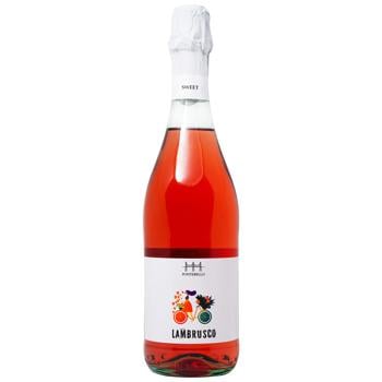 Pontebello Lambrusco Sweet Pink Sparkling Wine 0.75l - buy, prices for AlcoHub - photo 1