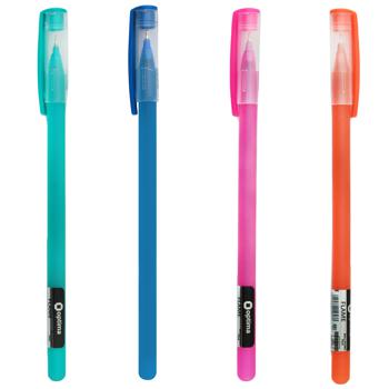 Ручка масляная Optima Flame 0.7мм в ассортименте синяя - купить, цены на МегаМаркет - фото 1