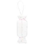 Украшение Батончик белый с бисерной лентой 15см