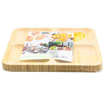 Wooden Combination Plate