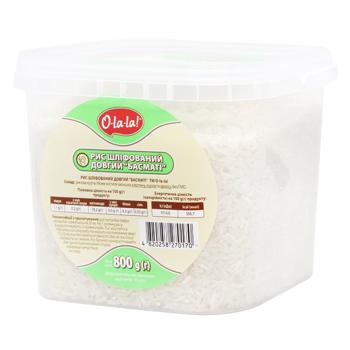 Groats basmati O-la-la! white 800g Ukraine - buy, prices for ULTRAMARKET - photo 1