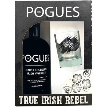Набір Віскі Pogues 0,7л + стакан