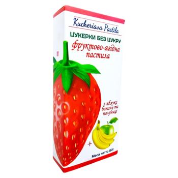 Цукерки Кучерява пастила 60г /Яблуко, банан, полуниця/ - купити, ціни на Grono - фото 1