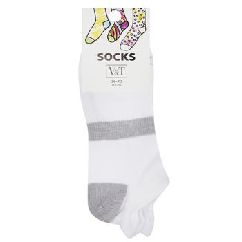 V&T Sport Short Women's Socks s.23-25 Grey - buy, prices for NOVUS - photo 1