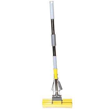 Babado Mop Sponge 27cm With Double Wringer Telescopic Handle 120cm