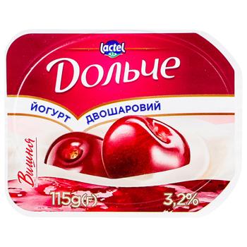Йогурт Дольче Вишня двошаровий 3,2% 115г - купити, ціни на - фото 4