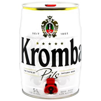 Пиво Krombacher Pils світле 4,8% 5л - купити, ціни на AlcoHub - фото 1