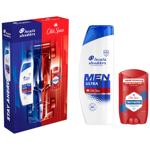 Набор подарочный Шампунь Head&Shoulders против перхоти 330мл + Дезодорант твердый Old Spice Whitewater 50мл
