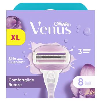 Касети змінні Gillette Venus Comfortglide Breeze 8шт - купити, ціни на - фото 3