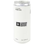 Пиво Underwood Pure IPA світле нефільтроване безалкогольне 0,33л