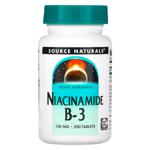 Нікотинамід B3 Source Naturals 100мг 250 таблеток