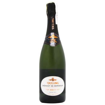 Вино ігристе Dulong Cremant De Bordeaux Brut біле/сухе 0,75 л - купити, ціни на ULTRAMARKET - фото 1