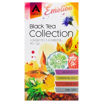 Чай черный Askold Black Tea Collection ассорти 20шт*2г - купить, цены на МегаМаркет - фото 2