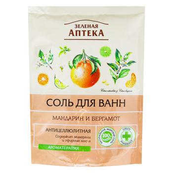 Green Pharmacy Sea salet for bath tangerine and bergamot 500g - buy, prices for MegaMarket - photo 1