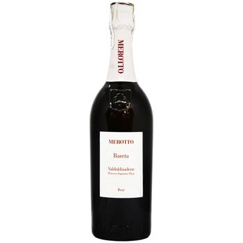 Вино Merroto Bareta Prosecco Superiore Brut біле 11,5% 0,75л