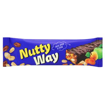 Батончик-мюсли Vale Nutty Way ореховый с фруктами глазури 40г