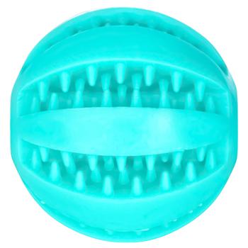 Игрушка для собак DGT Мяч-грызунок бирюзовый 7см - купить, цены на NOVUS - фото 1