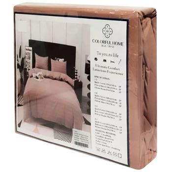 Colorful Home Stripe Satin Bedding Set - buy, prices for Vostorg - photo 3