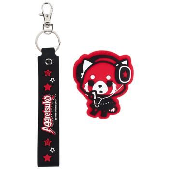 Kite Aggretsuko Set of Velcro Badge with Keychain 2pcs - buy, prices for - photo 2