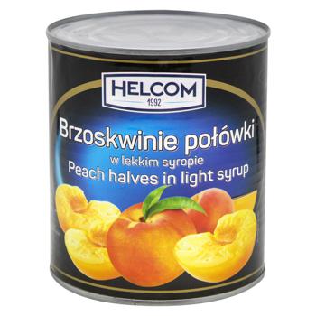 Helcom Peach Halves in Syrup 820g - buy, prices for MegaMarket - photo 1