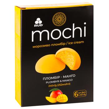 Rud Mochi Ice Cream-dessert Plombir-mango 240g - buy, prices for Ideal - photo 1