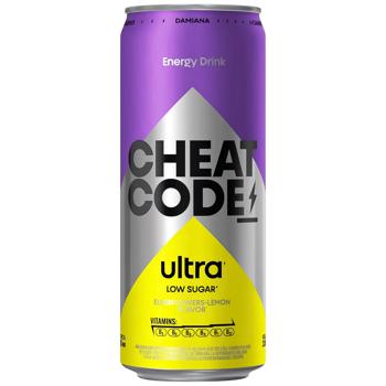 Напій енергетичний Cheat Code Charge Бузина-лимон 0,33л