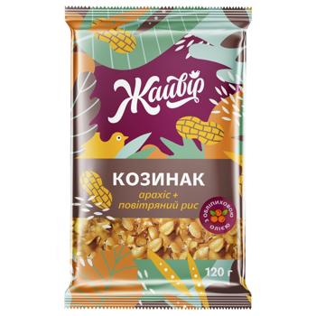 Jaivir Peanut Kozinak with Puffed Rice 120g - buy, prices for COSMOS - photo 1