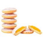 Печиво Галіція зі смаком ананасу у білій глазурі