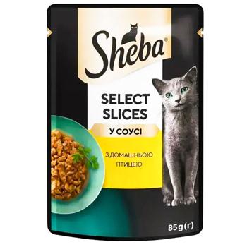 Sheba Sauce Collection набір вологого корму для котів 3+1 шт х 85 г - асорті - купити, ціни на MasterZoo - фото 3