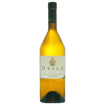 Вино Draga Malvasia біле сухе 13,5% 0,75л