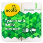 Ecolo 2-ply Toilet Paper 4pcs