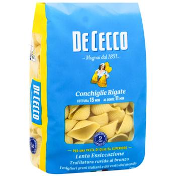 De Cecco Conchiglie Rigate #50 Pasta 500g - buy, prices for METRO - photo 2