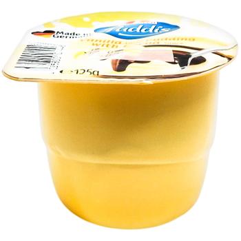 Пудинг Puddis ваніль з шоколадним соусом 125г - купити, ціни на КОСМОС - фото 1