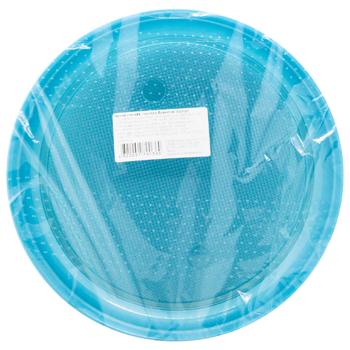 Тарелка Инпак столовая прозрачно-голубая 10шт - купить, цены на МегаМаркет - фото 2