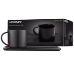 Набір Ardesto чашка з блюдцем 250мл чорний