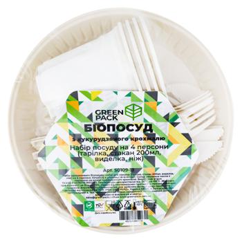 Набор посуды Green Pack на 4 персоны - купить, цены на Таврия В - фото 1