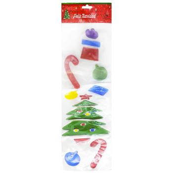 Christmas Silicone Stickers 14.5*50cm - buy, prices for COSMOS - photo 5