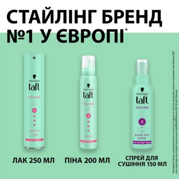 Спрей для волос Taft Volume 3 150мл - купить, цены на - фото 6
