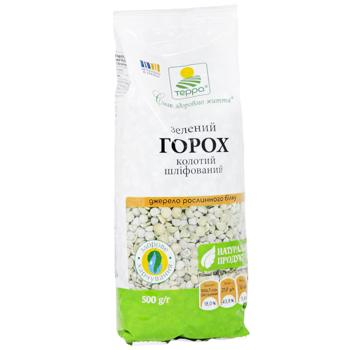 Горох зелений Терра колотий шліфований 500г - купити, ціни на КОСМОС - фото 3